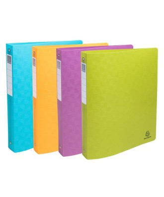 Classeur 4an 30mm PP A4 Pop'NCo coul.as