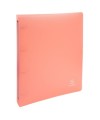 Classeur 4A 30mm A4+ ChromPastel Corail