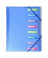 Trieur 3 rabats 8 comp PP Chromaline