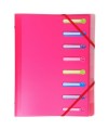 Trieur 3 rabats 8 comp PP Chromaline