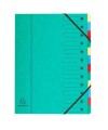 Trieur dos extensible 12 comp 4 coul ass