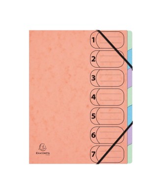 Trieur Harmonika 7 compart A4 AQUAREL