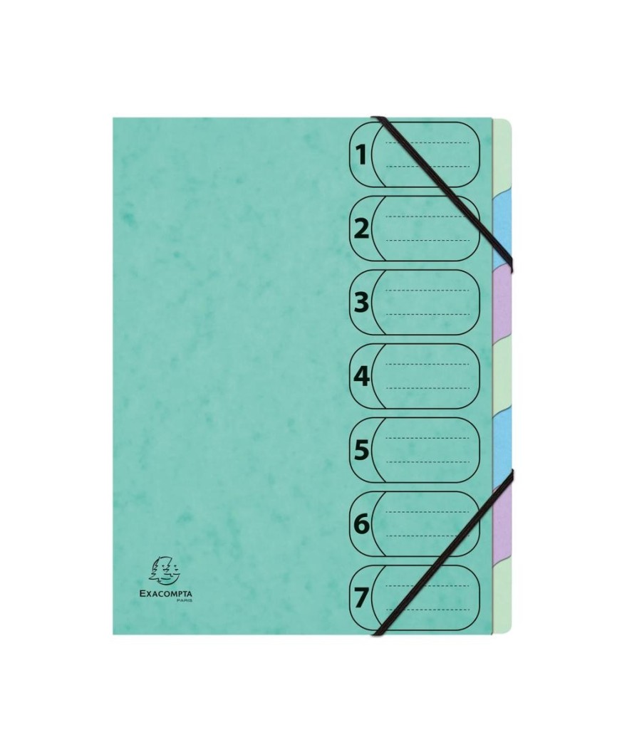 Trieur Harmonika 7 compart A4 AQUAREL