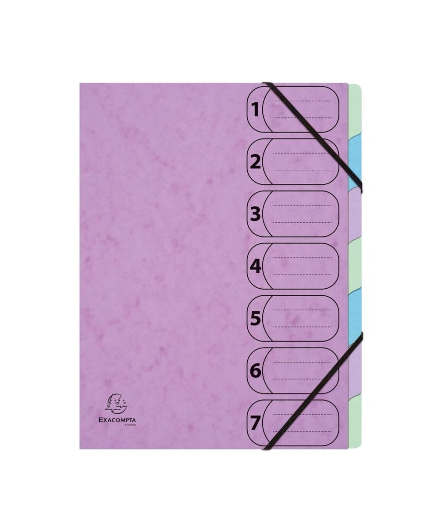 Trieur Harmonika 7 compart A4 AQUAREL