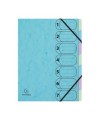 Trieur Harmonika 7 comp. A4 AQUAREL Bleu