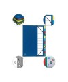 Trieur rigide ORDONATOR 12 comp bleu