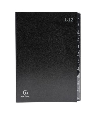 Trieur Ordonator numérique 1-12 noir