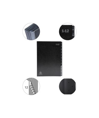 Trieur Ordonator numérique 1-12 noir
