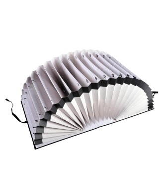Trieur accordéon Gd cap. 1-31 Noir