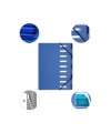 Trieur 9C Dos ext.FOREVER Bleu France