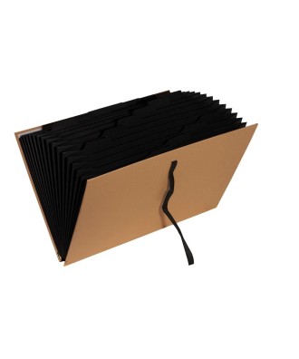 Trieur extensible 18com OfficeByMe beige