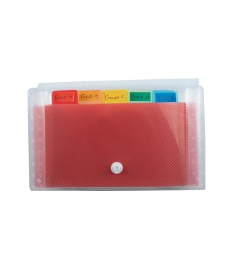 Trieur pocket PP 6 Comp. 11x18 CRYSTAL