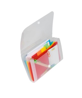 Trieur pocket PP 6 Comp. 11x18 CRYSTAL