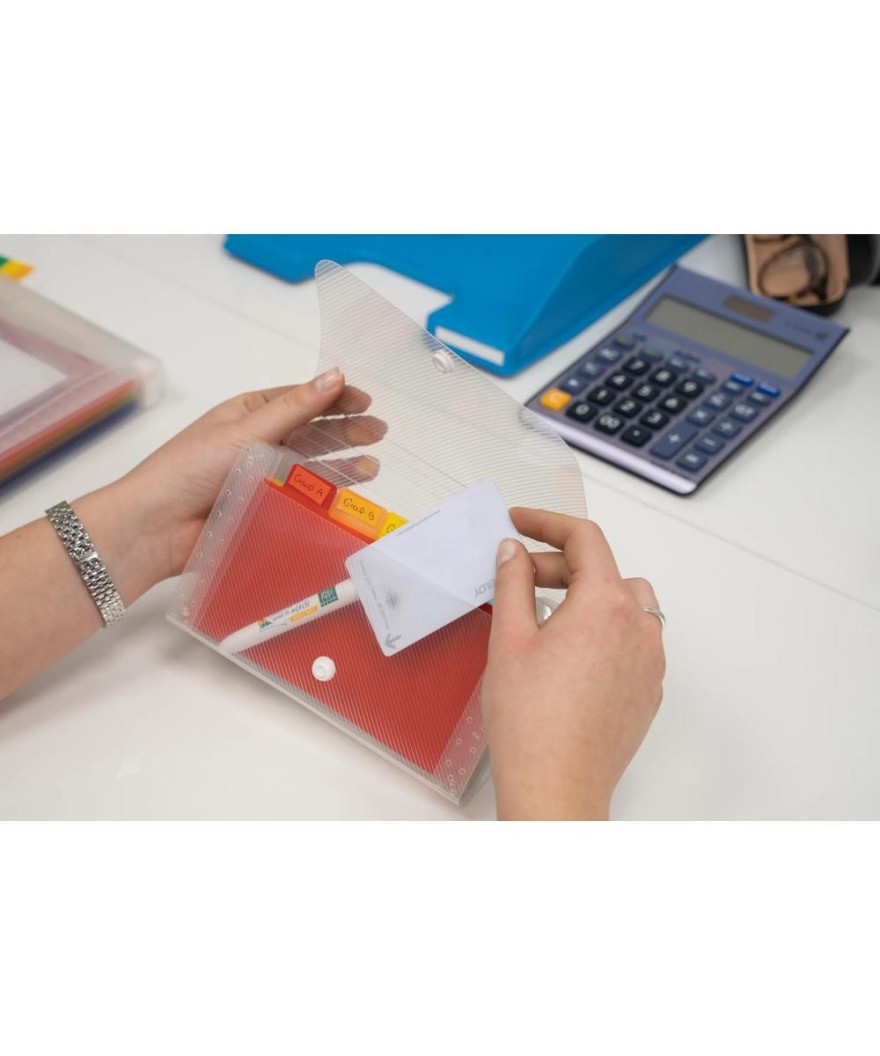 Trieur pocket PP 6 Comp. 11x18 CRYSTAL