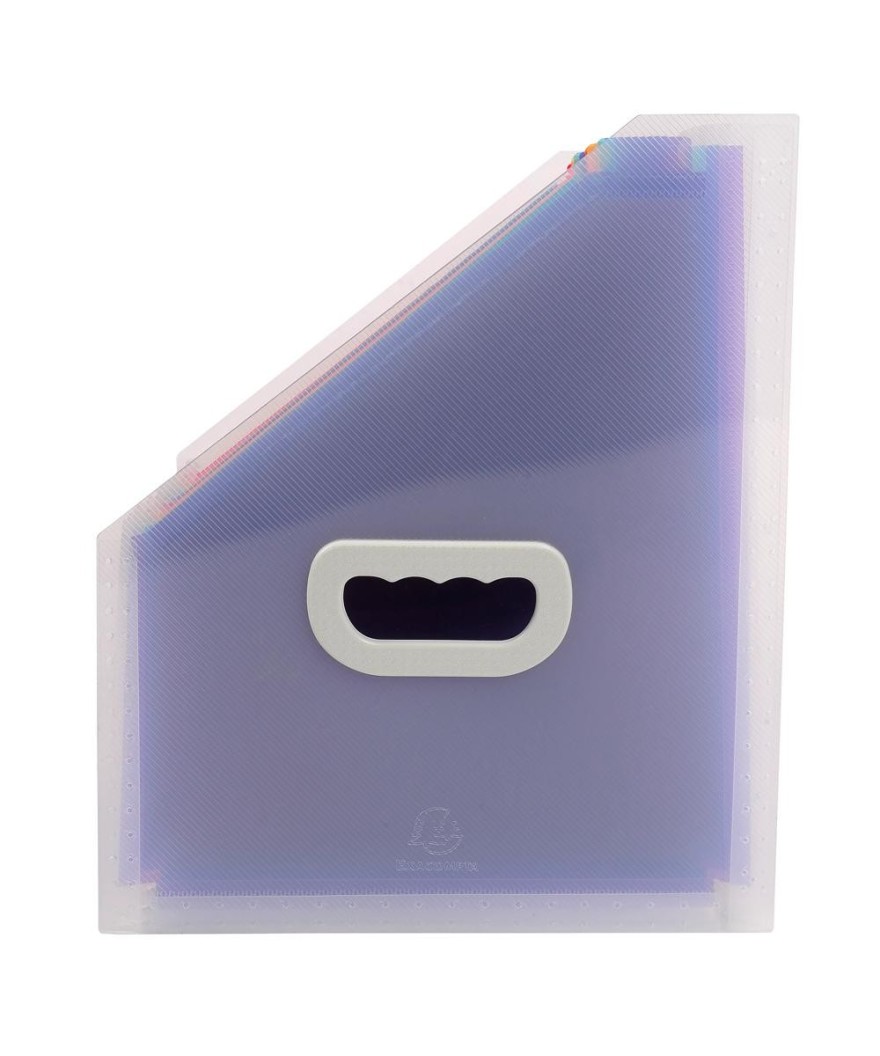 Porte-revues à 12 compart. PP Crystal