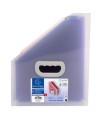 Porte-revues à 12 compart. PP Crystal