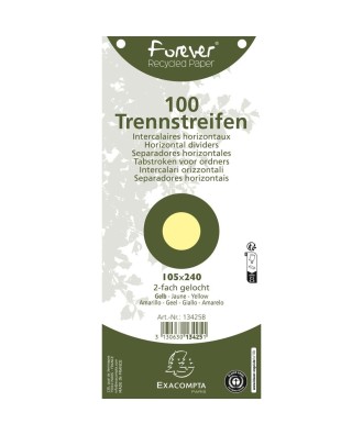 100 F.Interc.105x240 Recycl. Jaune 2Perf