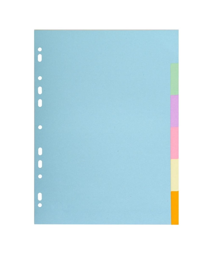 INTERCAL.CARTE FORTE A4 6P.Coul Pastel