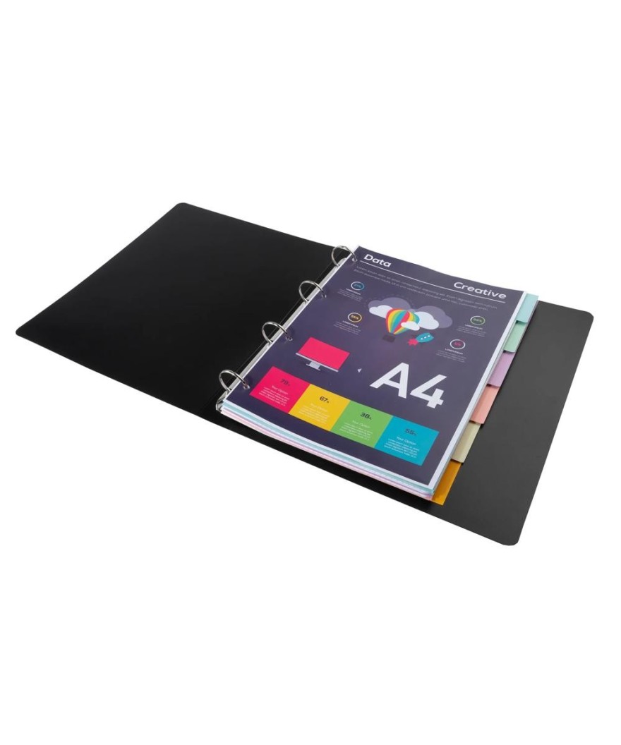 INTERCAL.CARTE FORTE A4 6P.Coul Pastel