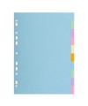 Intercal. Carte Forte A4 10P Coul.Pastel