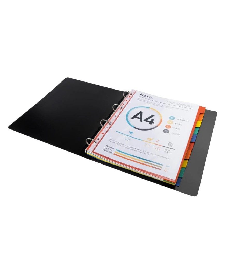 Intercal. carte marbrée A4+ 10P