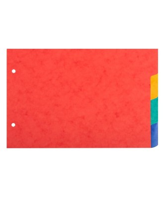 Intercalaires 14,8x21 carte lustrée 4Pos