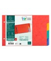 Intercalaires 14,8x21 carte lustrée 4Pos