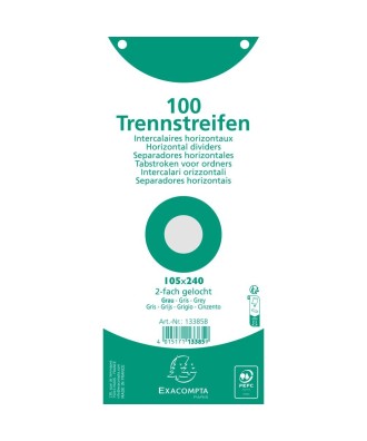 100 F.intercal. 105/240 gris perf S/F