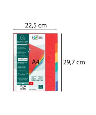 INTERCAL. A4 CARTE LUSTREE 6 POSITIONS