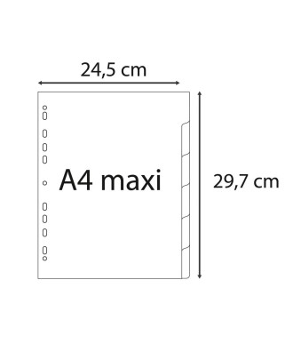 INTERCAL.CARTE LUSTREE XXL 6 POSITIONS