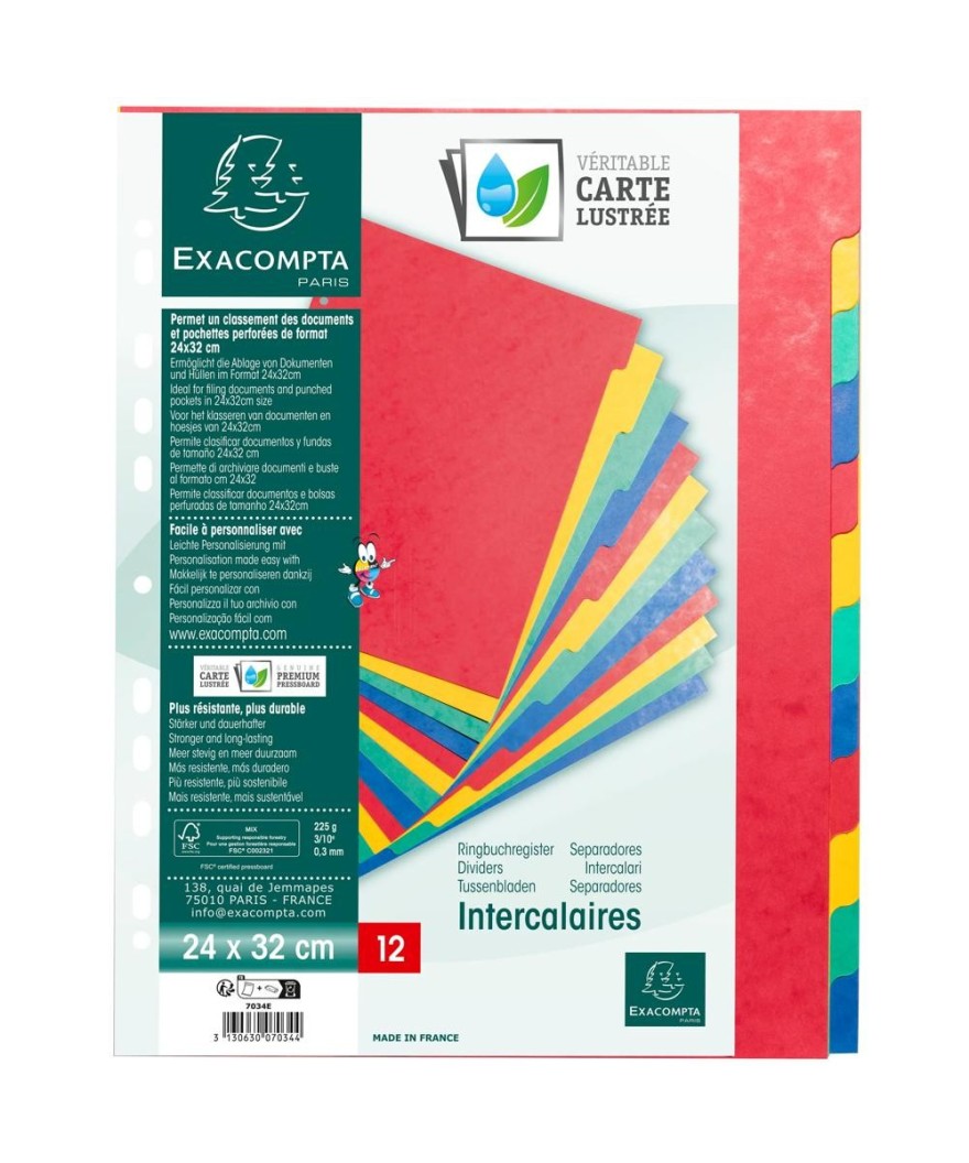 INTERCAL. CARTE LUSTREE 32/24 12POS.