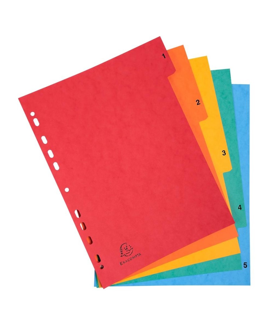 Intercalaire indexé NF A4 1-5