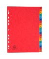 Intercalaire indexé NF A4 A-Z touches