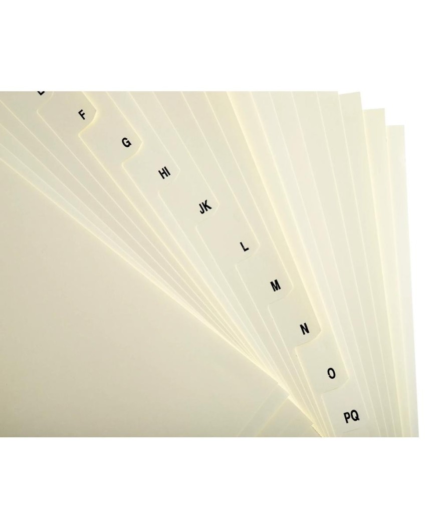 INTERCAL.CARTE PEAU A4 20 POS. A-Z