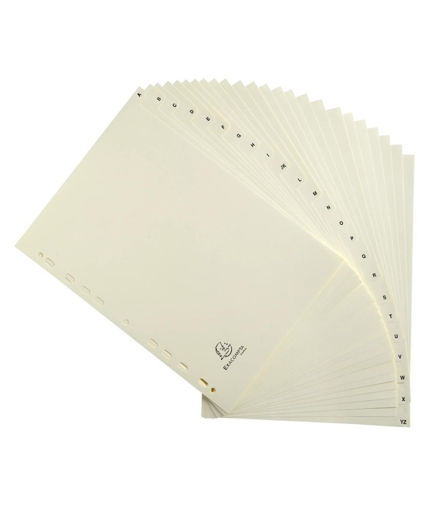 INTERCAL.CARTE PEAU A4 24 POS. A-Z