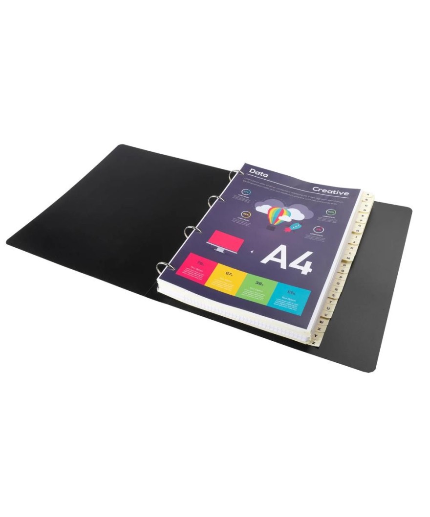 INTERCAL. CARTE PEAU A4 26 POS. A-Z