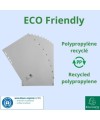 Intercal.impr.A4 Num.1-10 PP recycl gris