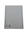 Intercalaires PP recycl gris A4 26p A-Z