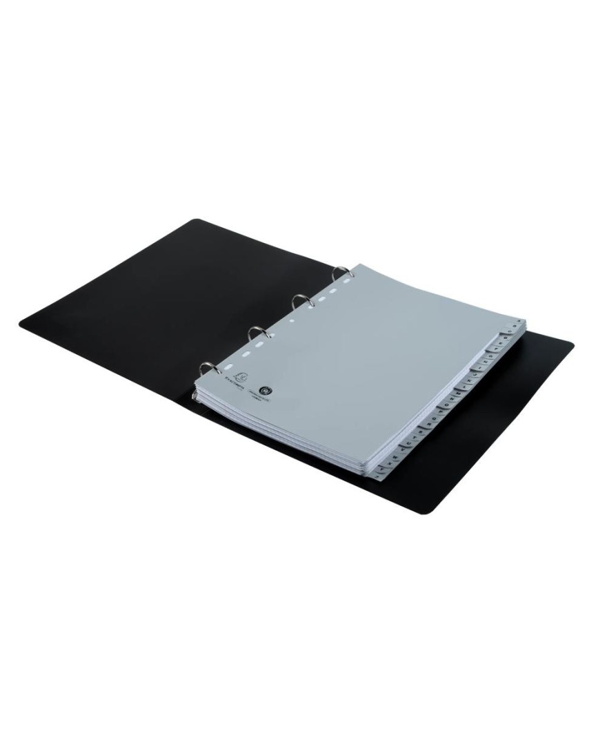 Intercalaires PP recycl gris A4 26p A-Z