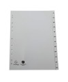 Intercalaires PP recycl gris A4 12p Mois