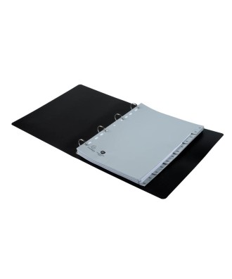 Intercalaires PP recycl gris A4 12p Mois