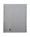 Intercal.impr.A4 Num.1-12 PP recycl gris