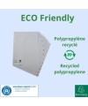 Intercal.impr.A4 Num.1-12 PP recycl gris