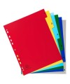 Intercalaires 1-6 A4+ PP onglets imprim.