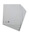 Intercalaires 1-31 A4+ PP gris ongl.imp.