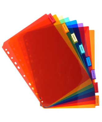 Intercal. onglets perso A4 PP 8 pos.