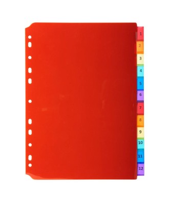 Intercal. onglets perso A4 PP 12 pos.