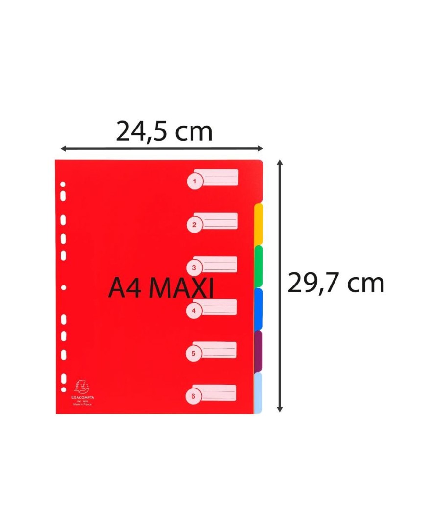 Intercalaire  XXL PP 30/100 6 positions