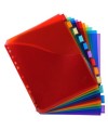 Intercal. PP poche+onglets perso A4+ 12P