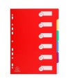 Intercalaire A4 PP 30/100 6 positions